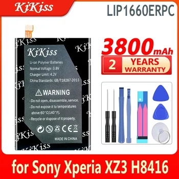 3800mAh KiKiss Novú Batériu LIP1660ERPC pre Sony Xperia XZ3 H8416 H9436 H9493 Bateria