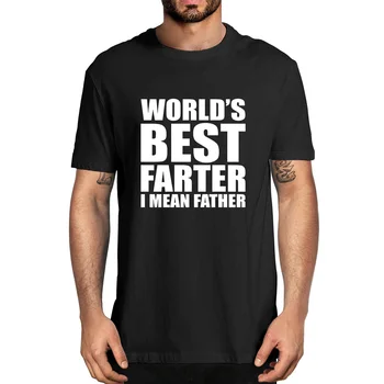 Unisex Bavlna Najlepších Svetových Ďalej mám na Mysli Otca Zábavné Otec Logo Tee Deň otcov Dary Leta Mužov Novinka T-Shirt Streetwear