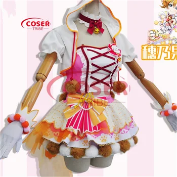 COSER KMEŇA Anime Hry Lovelive Honoka Kousaka Výkon oblečenie Karneval Úlohu CosPlay Kostým Kompletná Sada